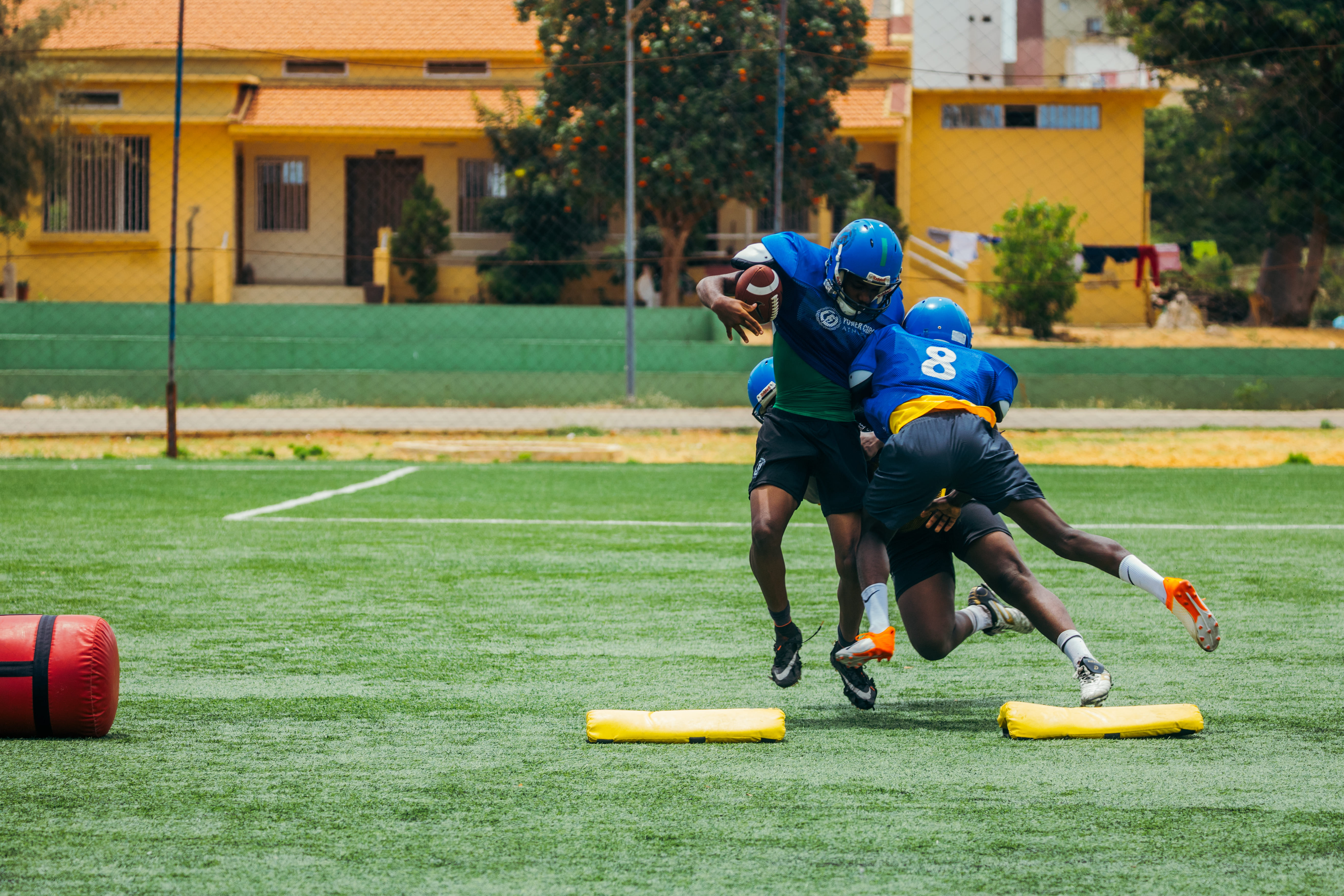 Football américain à Dakar - Power Circle Athletics 